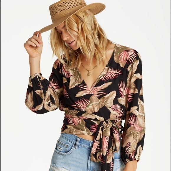🌴🔆BILLABONG- LOVE WRAPPED COVER UP BLOUSE🔆🌴 - Picture 6 of 13
